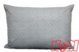 Poszewka bawełniana rozmiar 50x70 szare maczki 3481 KOBI