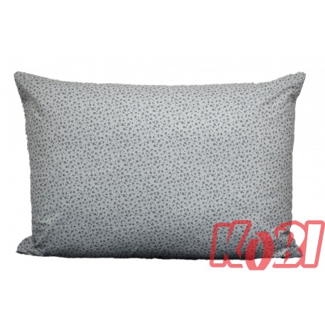 Poszewka bawełniana rozmiar 50x70 szare maczki 3481 KOBI