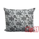 Poszewka z kory rozmiar 50x60 Popielate kwiaty 3482 KOBI