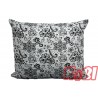 Poszewka z kory rozmiar 50x60 Popielate kwiaty 3482 KOBI