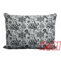Poszewka z kory rozmiar 50x70 Popielate kwiaty 3482 KOBI
