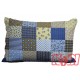 Poszewka z kory rozmiar 40x60 patchwork blue 0696 KOBI