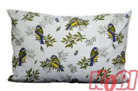 Poszewka bawełniana rozmiar 40x60 Sikorki 3487 Kobi