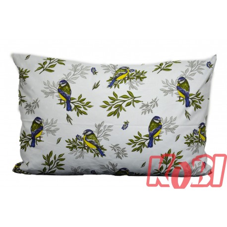 Poszewka bawełniana rozmiar 40x60 Sikorki 3487 Kobi