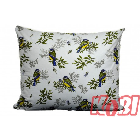 Poszewka bawełniana rozmiar 50x60 Sikorki 3487 Kobi