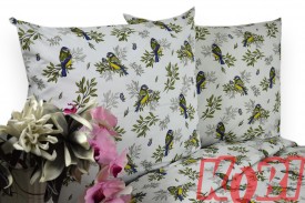 Pościel bawełna 100% rozmiar 160x200 Sikorki 3487 Kobi