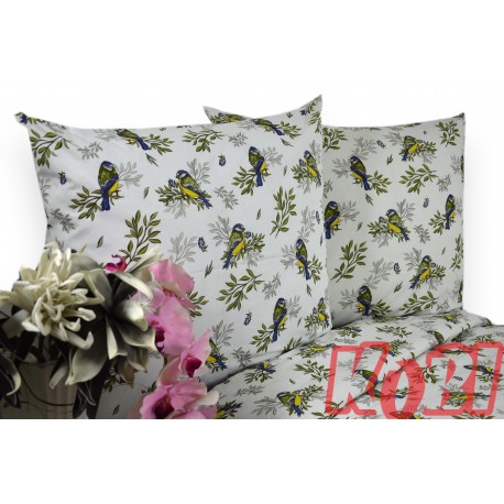 Pościel bawełna 100% rozmiar 160x200 Sikorki 3487 Kobi