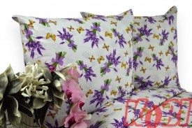 Pościel bawełna 100% rozmiar 180x200 bukiet lawenda 3470 Kobi
