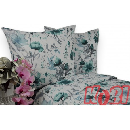 Pościel bawełna 100% rozmiar 140x200 morski kwiat 3498w Kobi