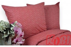 Pościel bawełna 100% rozmiar 140x200 maczki czerwone tło 3500w Kobi