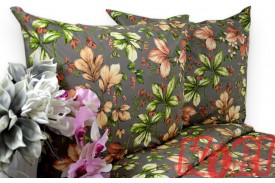 Pościel flanela rozmiar 160x200 winogrona z liśćmi 3262 KOBI