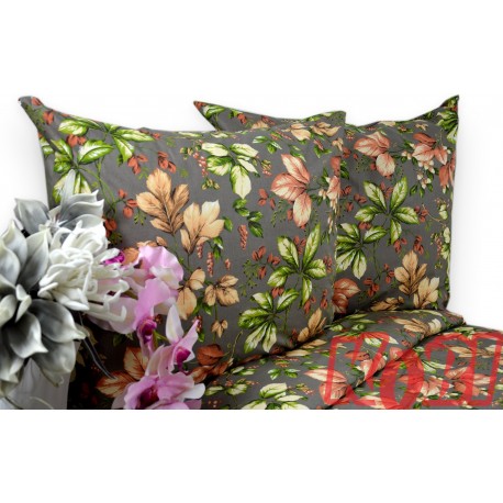 Pościel flanela rozmiar 160x200 winogrona z liśćmi 3262 KOBI