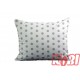 Poszewka bawełniana rozmiar 50x60 Szare kropki 3494 Kobi