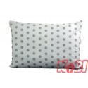 Poszewka bawełniana rozmiar 50x70 Szare kropki 3494 Kobi