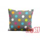 Poszewka bawełniana rozmiar 40x40 kolorowe kropy 3496 Kobi
