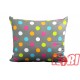 Poszewka bawełniana rozmiar 50x60 kolorowe kropy 3496 Kobi