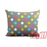 Poszewka bawełniana rozmiar 50x60 kolorowe kropy 3496 Kobi