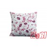 Poszewka bawełniana rozmiar 40x40 malinowe kwiaty 3499 Kobi