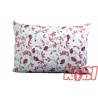 Poszewka bawełniana rozmiar 50x70 malinowe kwiaty 3499 Kobi