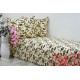 Pościel bawełna 100% rozmiar 160x200 Zakazany kwiat tło ecru 1599 Kobi