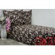 Pościel bawełna 100% rozmiar 160x200 Zakazany kwiat brąz 3497 Kobi