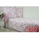 Pościel bawełna 100% rozmiar 160x200 Malinowe kwiaty 3499 Kobi