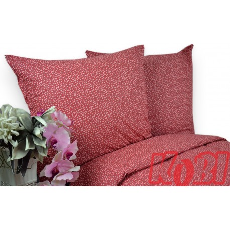 Pościel bawełna 100% rozmiar 160x200 maczki czerwone tło 3500 Kobi
