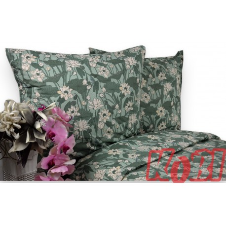 Pościel bawełna 100% rozmiar 160x200 Zielony gaj 3501 Kobi