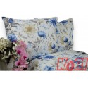 Pościel bawełna 100% rozmiar 160x200 Błękitny kwiat 3503 Kobi