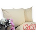Pościel bawełna 100% rozmiar 220x200 jednobarwna Krem B001 Kobi
