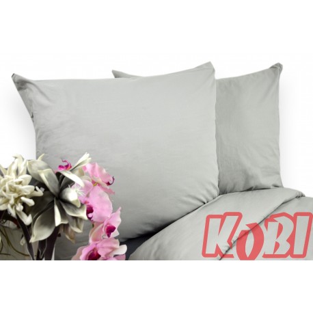 Pościel bawełna 100% rozmiar 220x200 jednobarwna Szary B003 Kobi