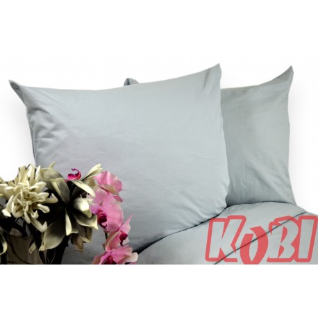 Pościel bawełna 100% rozmiar 220x200 jednobarwna Popiel B010 Kobi