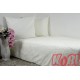Pościel bawełna 100% rozmiar 220x200 jednobarwna Ecru B009 Kobi