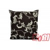 Poszewka bawełniana rozmiar 40x40 Zakazany kwiat brąz 3497 Kobi