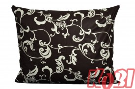 Poszewka bawełniana rozmiar 50x60 Zakazany kwiat brąz 3497 Kobi