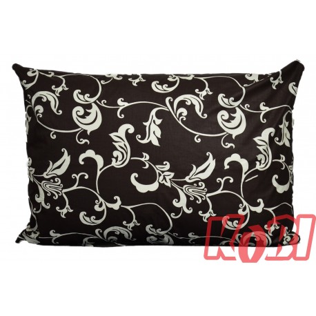Poszewka bawełniana rozmiar 50x70 Zakazany kwiat brąz 3497 Kobi