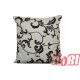 Poszewka bawełniana rozmiar 40x40 Zakazany kwiat tło ecru 1599 Kobi