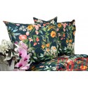 Pościel bawełna 100% rozmiar 220x200 Kwiaty zielone tło 3512 Kobi