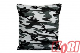 Poszewka z kory rozmiar 40x40 szare moro 3491 Kobi