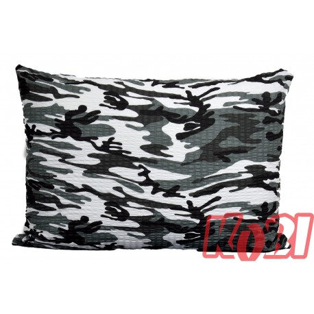 Poszewka z kory rozmiar 50x70 szare moro 3491 KOBI