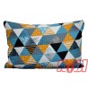 Poszewka z kory rozmiar 40x60 kolorowe trójkąty 3492 Kobi