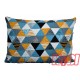Poszewka z kory rozmiar 50x70 kolorowe trójkąty 3492 Kobi