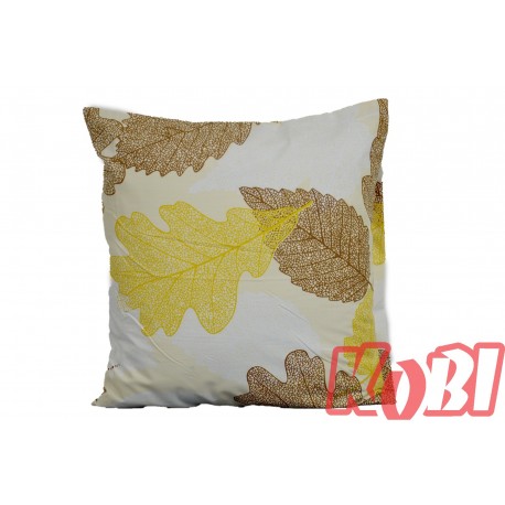 Poszewka bawełniana rozmiar 40x40 Jesienne liście 3511 Kobi