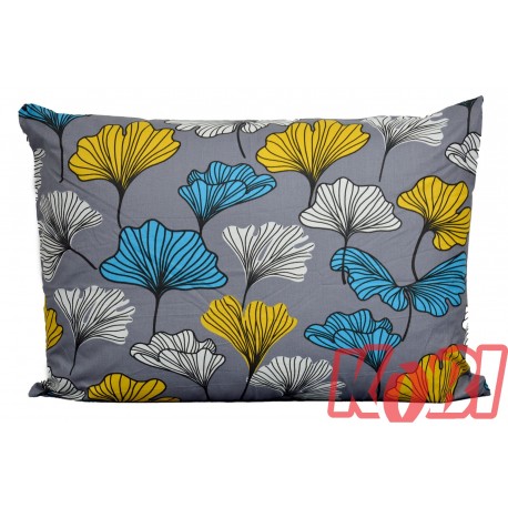 Poszewka bawełniana rozmiar 50x70 Kolorowe liście 3489 Kobi
