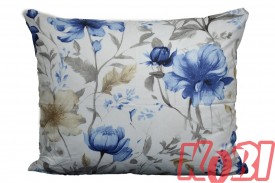 Poszewka bawełniana rozmiar 50x60 Błękitny kwiat 3503 Kobi