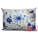 Poszewka bawełniana rozmiar 50x70 Błękitny kwiat 3503 Kobi
