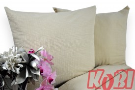 Pościel z kory rozmiar 160x200 jednobarwna Krem Kobi