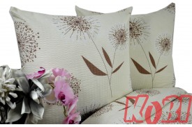 Pościel z kory rozmiar 160x200 dmuchawce ecru 3038 KOBI