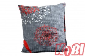 Poszewka z kory rozmiar 40x40 Dmuchawce Czerwone 3037 Kobi