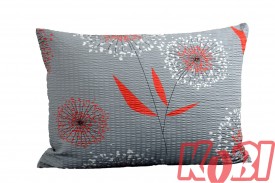 Poszewka z kory rozmiar 50x70 Dmuchawce Czerwone 3037 Kobi